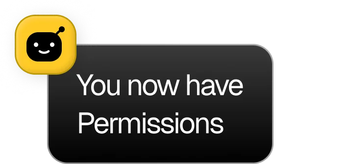 Assistant permission granted